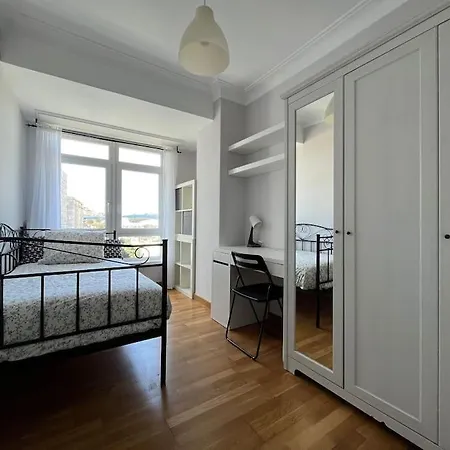 Apartamento Primera Linea De Playa De Riazor Corunha