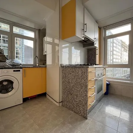 Apartamento Primera Linea De Playa De Riazor Corunha
