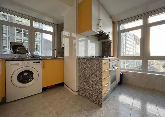 Apartamento Primera Linea De Playa De Riazor A Coruña